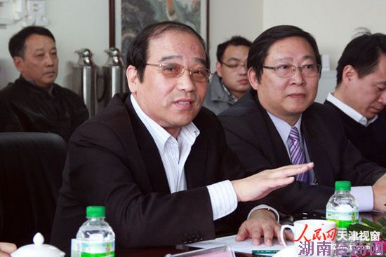 天津市台湾事务办公室副主任胡成立出席并讲话(摄影:孙晓川)