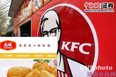 “速生鸡”事件冲击KFC供应商大成食品净利降6成